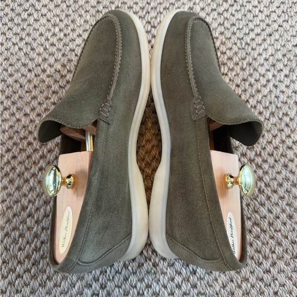 Loro Piana ~ Summer Walk ~ Green Suede Loafers ~ Men’s Size 41EU - Picture 4 of 10